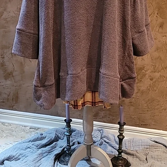 Free People Beach Cozy Taupe Hoodie OSFM - Picture 7 of 9